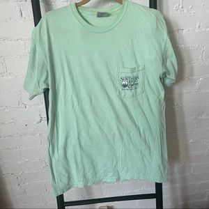 Mint green southern fried cotton shirt
